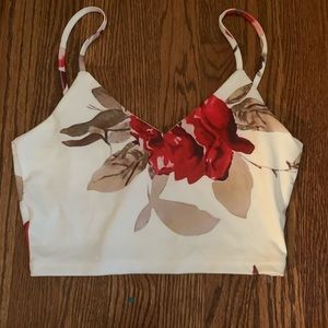 floral crop top